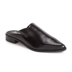 BLACK SIZE 8 GREAT CONDITION SHELLYS LONDON MULE